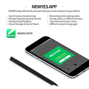 สมุดบันทึกดิจิทัล Newyes Sync พร้อมปากกาอัจฉริยะ บันทึกเสียงพูดได้ สร้างแผนที่ความคิด สรุปผลด้วย AI - Product Image 6