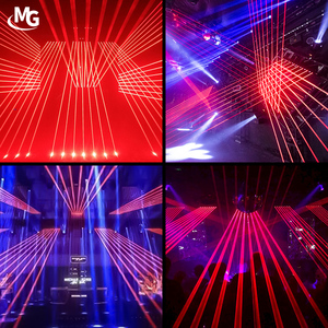 8 mắt DJ ánh sáng <span class=keywords><strong>laser</strong></span> màu đỏ Lazer thanh giai đoạn di chuyển đầu đèn <span class=keywords><strong>laser</strong></span> cho DJ câu lạc bộ đêm thanh sự kiện - Product Image 2