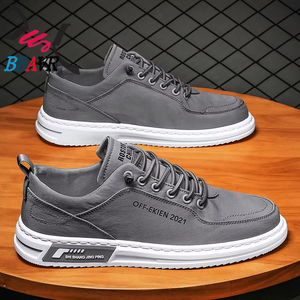 Zapatos Casuales de Moda para Hombre, Estilo Skate, Lona de Seda de Hielo, Plantilla Suave de PU, con Cordones, Versátiles, Deportivos, Antideslizantes - Product Image 5