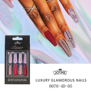 <span class=keywords><strong>Uñas</strong></span> <span class=keywords><strong>postizas</strong></span> <span class=keywords><strong>con</strong></span> purpurina, diseño de marquesina, decoración, <span class=keywords><strong>uñas</strong></span> artificiales - Product Image 6