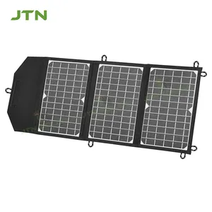 Ordner Sonnen kollektoren Mono Cell USB Port Tragbares Solar panel 20W 21W Falt tasche