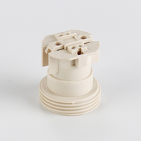 Support de lampe électrique en plastique douilles filetées style rétro Edison E27/e26/e14 avec fil