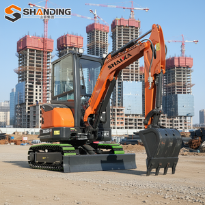 Venta a bajo precio: Mini excavadora agrícola SHANDING de 2.5t, excavadora compacta con certificación CE, EPA y EURO 5, mini excavadora económica, mini pelle. - Product Image 6