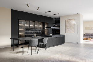 Modern MDF <b>Kitchen</b> Cabinet with Panel Design and Easy Clean Surface for Contemporary <b>Kitchen</b> Spaces - Product Image 3