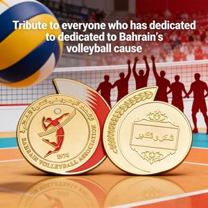 Monedas Deportivas Grandes de Aleación de Zinc Personalizadas de Fábrica, Monedas Metálicas Personalizadas con Impresión Múltiple para Eventos y Premios - Product Image 2