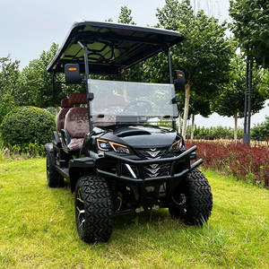 Mobil Golf Listrik 72V Baterai Lithium Tenaga Surya 6 Kursi Off Road Legal Jalan Raya - Product Image 2