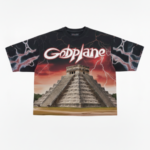 T-<span class=keywords><strong>shirt</strong></span> en coton vintage lavé, imprimé numérique, coupe ample, style streetwear, avec motif de <span class=keywords><strong>site</strong></span> historique en sublimation intégrale - Product Image 3