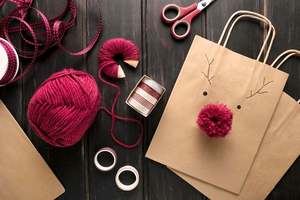 Custom Printing Food Carryout <b>Packaging</b> Twisted Handles Brown Kraft Takeaway Paper Carrier <b>Bag</b> - Product Image 6