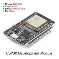 Placa de Desarrollo ESP-32 WIFI + BLE 2 en 1, CPU de Doble Núcleo, Bajo Consumo, 2.4 GHz HKST, Último Modelo