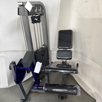 Équipement de fitness commercial : Appareil de musculation à charges guidées pour extensions assises et curls couché
