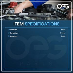 Moteur d'essuie-glace OEG Parts 12 volts pour Buick Park Avenue modèle 1997-2005 12365399 - Product Image 3