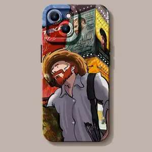 Van Gogh casing ponsel lukisan minyak untuk iphone 11 12 13 14 15 plus pro max cangkang lunak silikon penutup tahan benturan untuk iphone 15