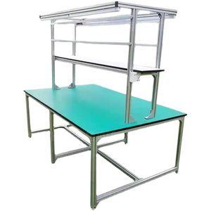 เครื่องมือเวิร์คช็อปสายการประกอบ Esd,โต๊ะทำงานลิ้นชักเก็บเหล็กป้องกันไฟฟ้าสถิตย์ซ่อมคอมพิวเตอร์โต๊ะทำงานแบบพกพา