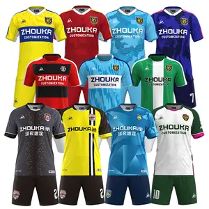Divise da calcio 2023 per set di squadre divise da calcio per club maglia da calcio personalizzata da uomo abbigliamento da calcio jersey uniform kit
