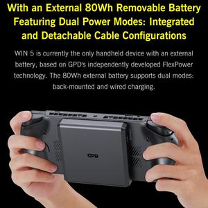 Nouvelle console de jeu portable GPD WIN 5, design dernier cri, 32 Go + 1 To, écran 7 pouces, système d'exploitation Windows 11, processeur AMD Ryzen AI Max 385, console de poche Wi-Fi - Product Image 6