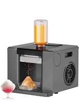 Machine à glace pilée Snowflake 280W, machine à neige pilée automatique, refroidissement par air, broyage efficace de la glace pour les fêtes, les bars et la maison
