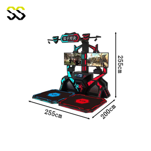 Quảng Châu panyu hai cầu thủ VR chụp vui chơi giả lập 9D VR súng bắn Arcade VR lửa thực tế ảo Trò chơi máy - Product Image 4