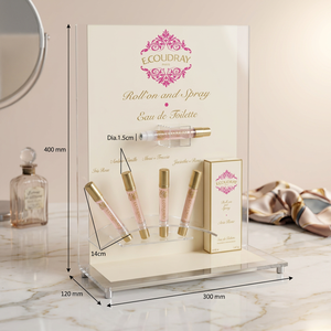 Wholesale Countertop Acrylic <b>Lipstick</b> Display Stand <b>Custom</b> Cosmetic <b>Lipstick</b> Organizer Rack with Logo for Beauty Shop - Product Image 1