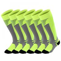Chaussettes longues rembourrées pour match de football avec semelle en tissu éponge antidérapante pour hommes, femmes et enfants, chaussettes longues de sport pour adultes