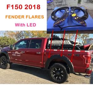 ABS <b>Plastic</b> Black LED Fender Flares for F-150 2015-2016 - Product Image 2