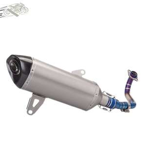 Nouvel échappement universel pour <span class=keywords><strong>moto</strong></span> XMAX300 en acier inoxydable, <span class=keywords><strong>coude</strong></span> AK, échappement complet, silencieux 2017-2023 - Product Image 1