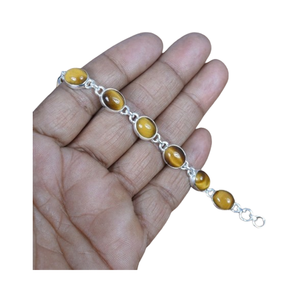 สร้อยข้อมือชุบเงิน แฟชั่นทันสมัย สร้อยข้อมือลายคลื่นน้ำแบบปรับแต่งได้ - Product Image 4