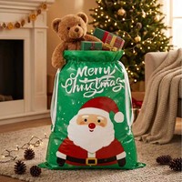 Sac cadeau personnalisable en papier kraft avec cordon de serrage, style dessin animé, pour bougies et emballage cadeau pour fêtes et loisirs créatifs