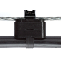 Entretoise empilable de câble de polypropylène de joint modulaire pour le support optique de fibre
