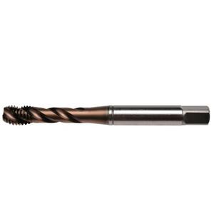 Ta1306 Tige de taraudage métrique à pointe spirale M20, tolérance 6H, conique pour trous aveugles, Super Life, revêtement TiAln - Product Image 1