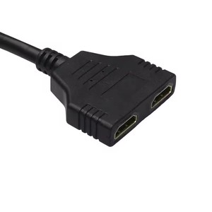 Adaptateur répartiteur HDMI mâle-femelle, convertisseur de signal double 1 vers 2, câble de conversion - Product Image 6