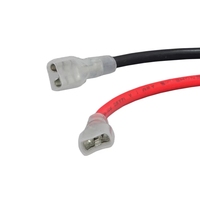 3-Pin 2-Wire 600V 14AWG harnes kabel baterai untuk pisau cukur e-series skuter elektrik kabel konektor Side-by-Side