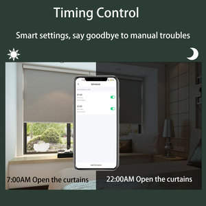 SZMYQ maison intelligente automatique 25mm 0.8Nm WiFi moteur de store à rouleau tubulaire IP 44 Fit 2.5M 38MM Tube App télécommande - Product Image 3