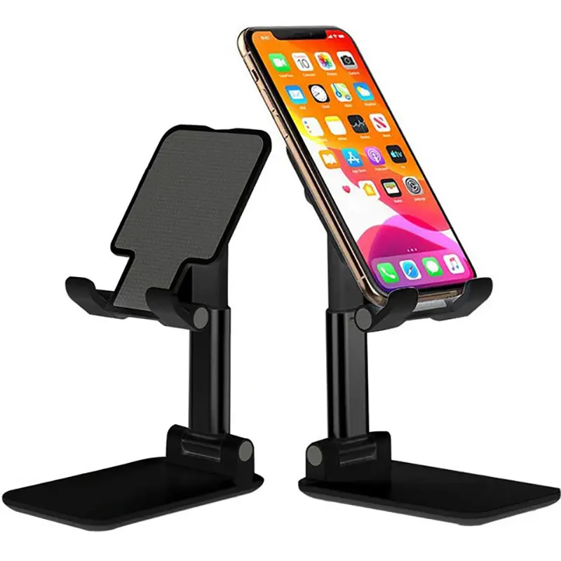 स्मार्टफोन सामान बिस्तर घूर्णन ipad iphone के लिए foldable समायोज्य धातु मोबाइल फोन धारक खड़े हो जाओ