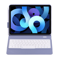 Porte-crayon intégré étui pour tablette étui clavier pour iPad pro 11 2020 2022 2023 étui pour tablette pour iPad Pro Air 4 5 10.9 pouces