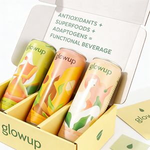 บรรจุภัณฑ์เครื่องดื่มแบบกำหนดเองสำหรับแบรนด์ออนไลน์ กล่องไปรษณีย์แบบล็อคตัวเอง วัสดุลูกฟูก B E Flute  รับผลิตแบบ OEM - Product Image 4