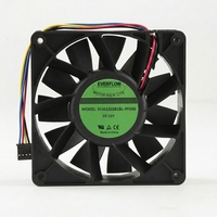 Ventilateur de refroidissement industriel sans balais Everflow Factory 12V DC/EC 120*38mm à pales PBT pour stockage d'énergie et chargeur de VE