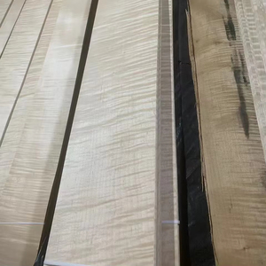 Decoration Model 56 Natural Figured Maple <strong>Sycamore</strong> <strong>Veneer</strong> Sliced Cut Smooth Texture Eco-Friendly Water Fire Resistant - Product Image 1