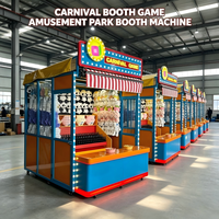 Stand de jeu de fête foraine : Lancer d'anneaux, Piscine à canards, Jouets LED colorés, Roues, pour centres commerciaux et événements scéniques