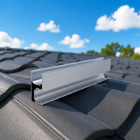 UISOLAR, fabricant de systèmes de montage solaire, fournit des rails solaires en aluminium pour toits personnalisés, aluminium naturel argenté 6005 anodisé