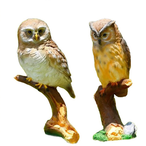 Custom Fiberglass Bird Sculpture Life Size Eagle Dove Owl Swan Ostrich Animal Statue for Garden Park Decoration - Product Image 5