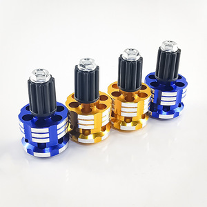 ปลั๊กแฮนด์มอเตอร์ไซค์เฉียงเย่ 6 ชิ้น ทำจากอลูมิเนียมอัลลอยด์ พร้อมดีไซน์กันกระแทกเพื่อการปกป้องสมดุลของจักรยาน - Product Image 1