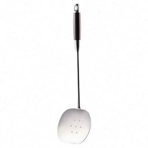 Accessoires de cuisine, spatule, cuillère à soupe, manche en bois, ensemble d'ustensiles de cuisine, outils de cuisine, acier inoxydable, métal, bois - Product Image 2