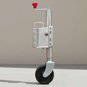 Hochbelastbare halbautomatische LKW-Anhänger-Stützräder, max. 450 kg Traglast, Direktflanschmontage, Wohnwagen-Anhänger-Stabilisator - Product Image 1