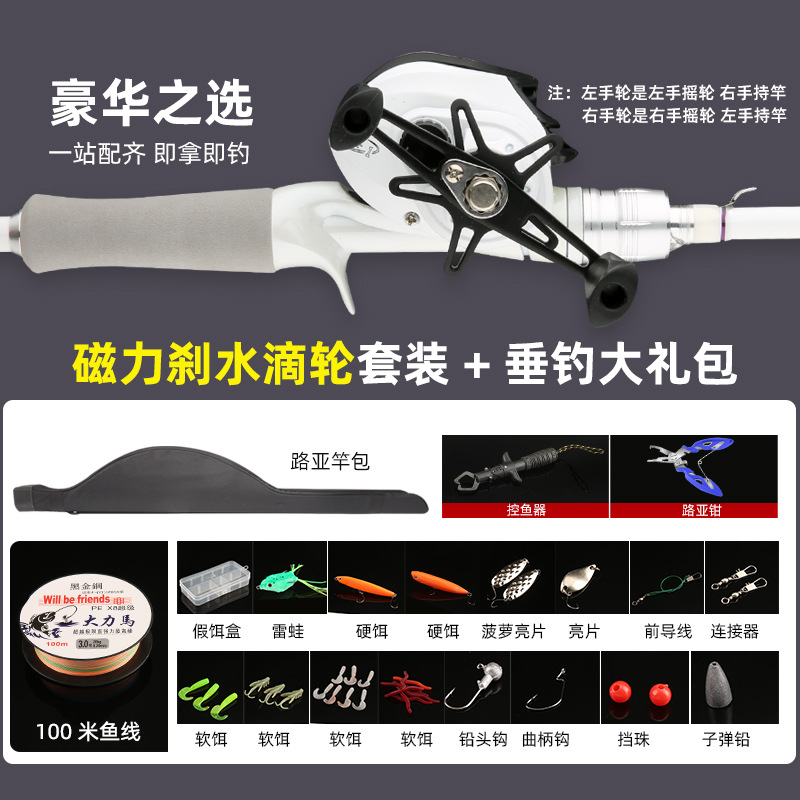 Gun handle right-hand baitcasting reel [Deluxe Set]