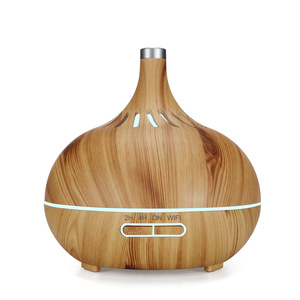 SLS 400ml Ultrasonic Smart Aroma Diffuser WiFi Voice Control <strong>Essential</strong> Oil Purifier Humidifier for Home Hotel <strong>PC</strong> Tuya App - Product Image 1