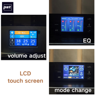 Nouvelle conception 3 en 1, amplificateur de mixage karaoké professionnel haut de gamme en métal, BT5.0/microphone sans fil/lecteur MP3, audio haute résolution, pavé tactile