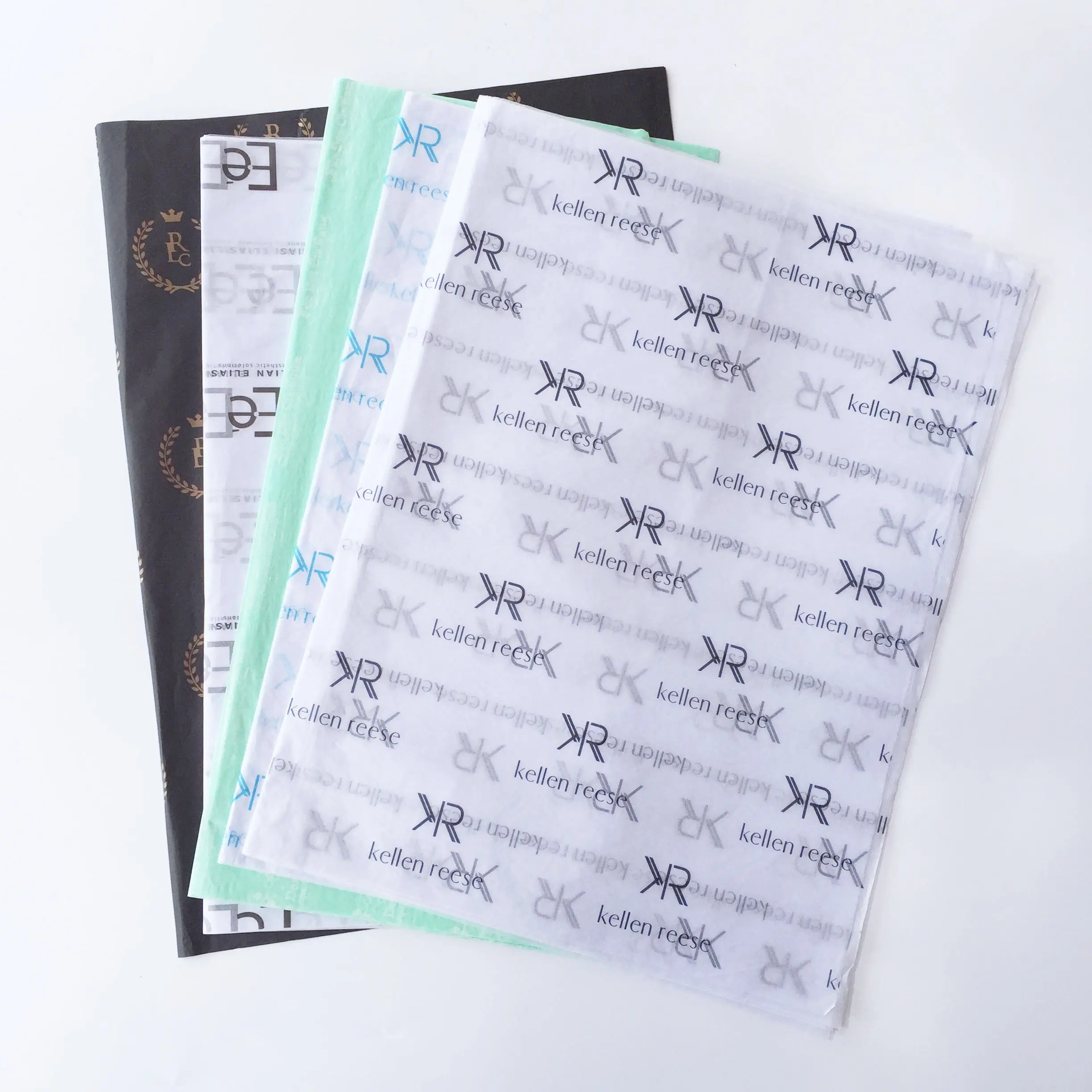 Personal isiertes Seidenpapier Individuell bedrucktes Markenlogo Seidenpapier verpackung für Kleidungs stücke