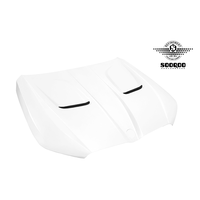 Capot ventilé en fibre de carbone blanc mat (primer) compatible avec BMW M5 G90 G99 Série 5 G60 G61 2025+ moulé par compression en métal