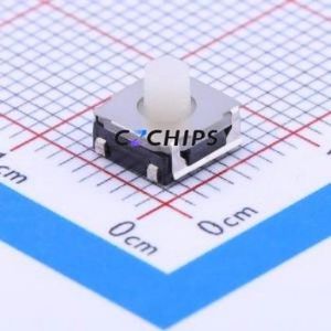 SKRAAME010 Tactile Switch SMD-4P,6.2x6.2mm Switch Single Pole Single Throw Round Button Vertical Mount 6.2mm - Product Image 1