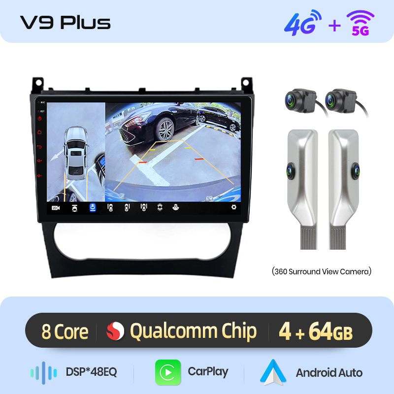 V9 plus +360 CAM plata (4+64GB)